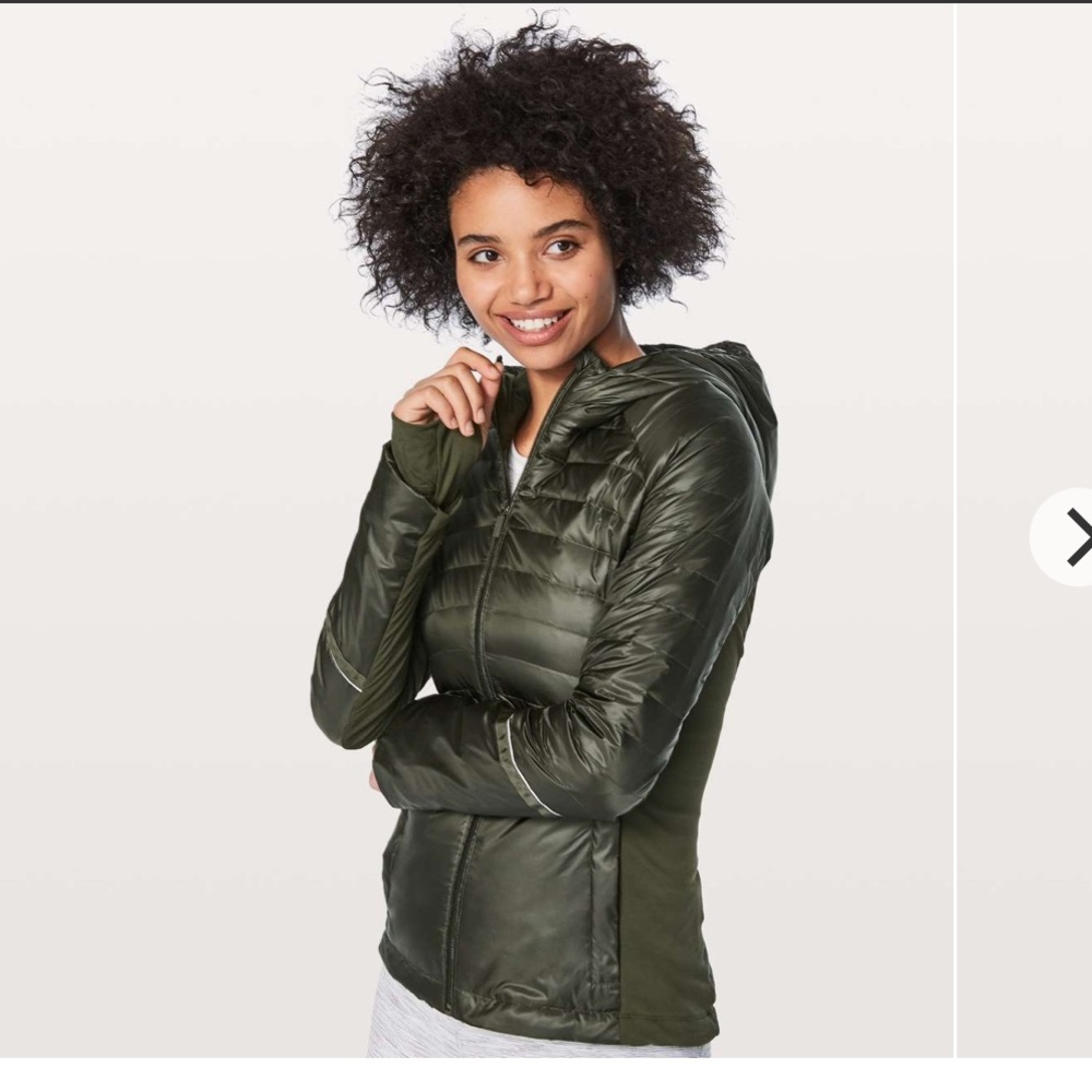 Lululemon Down For A Run Jacket II
Gator Green Size 8